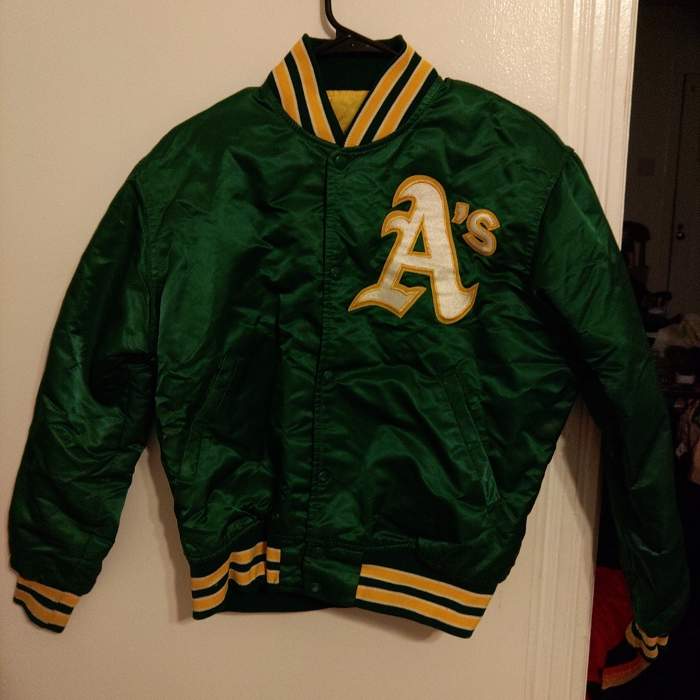 STARTER Green and Yellow Kids Puffer Jacket